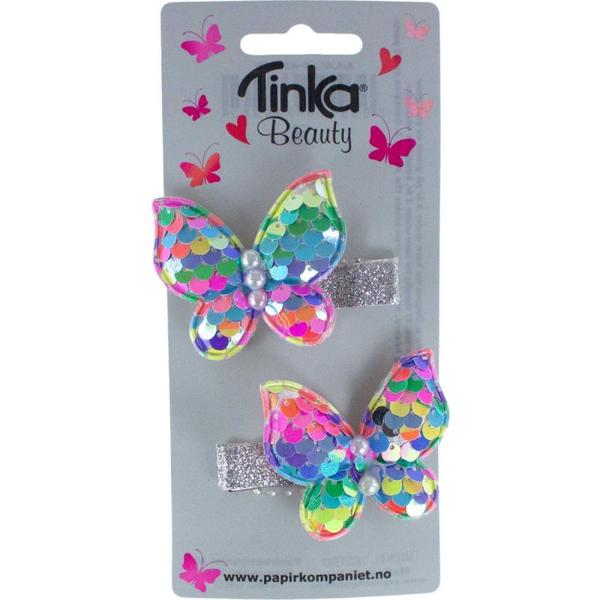 HÅRKLIPS SOMMERFUGL 2 STK. TINKA BEAUTY