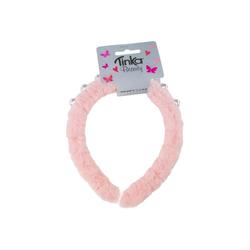 HÅRBØYLE ROSA PLYSJ M/PERLER TINKA BEAUTY 8-434004 - Tinka