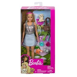 Barbie Doll and pets  Dukke og dyr - Barbie