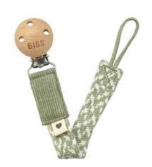 BIBS Pacifier Clip Sage/Ivory Sage/ivory - Bibs