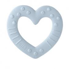 BIBS Baby Bitie Heart Baby Blue Baby Blue - Bibs