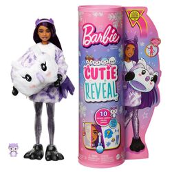 Barbie Cutie Reveal Winter Sparkle Series 3 Lilla ugle - Barbie