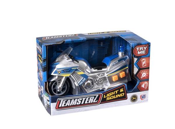 Teamsterz MOTORSYKKEL 15CM M/LYD OG LYS