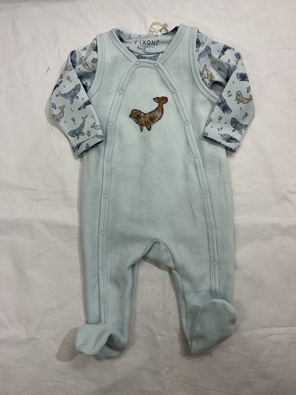 Sparkebukse velour hval