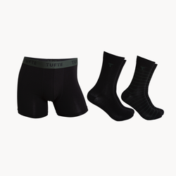 Tufte Boxer & Socks Softboost Deep Forrest - Tufte