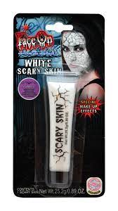 White Scary Skin Hvit - Halloween