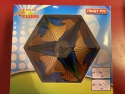 Infinity flip cube Mørke farga - Fidget Toys