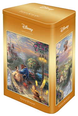Schmidt puslespill tinbox 500 Thomas Kinkade: Disney - Beauty and the Beast 500 - Schmidt