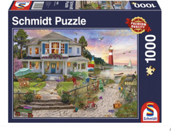 Schmidt puslespill 1000 The beach house 1000 - Schmidt