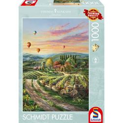 Schmidt puslespill 1000 Thomas Kinkade: Peaceful Valley Vineyard  1000 - Schmidt