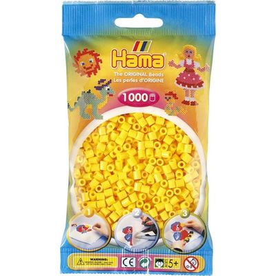 Hama Midi Beads 1000 pcs Yellow 207-03 207-03 - hama