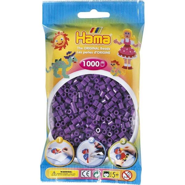 Hama Midi Beads 1000 pcs Purple 207-07