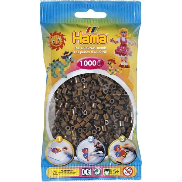 Hama Midi Beads 1000 pcs Brown 207-12