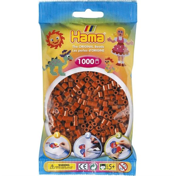 Hama Midi Beads 1000 pcs Reddish brown 207-20
