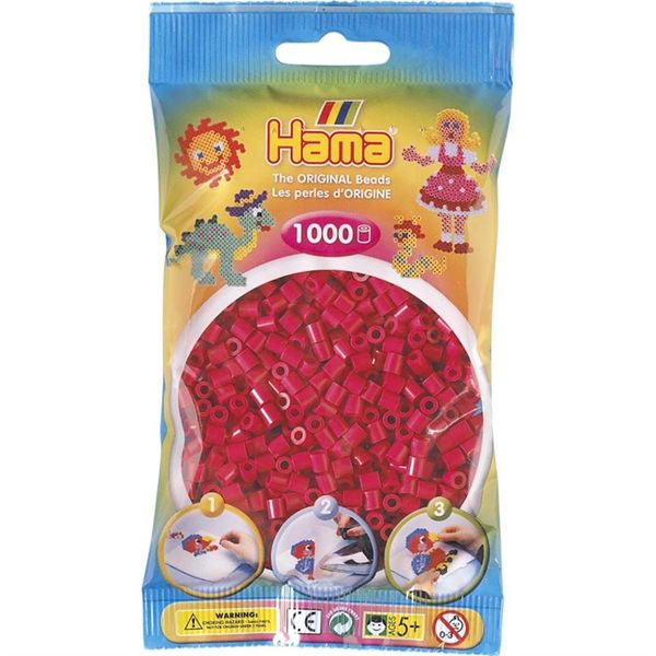 Hama Midi Beads 1000 pcs Claret 207-29