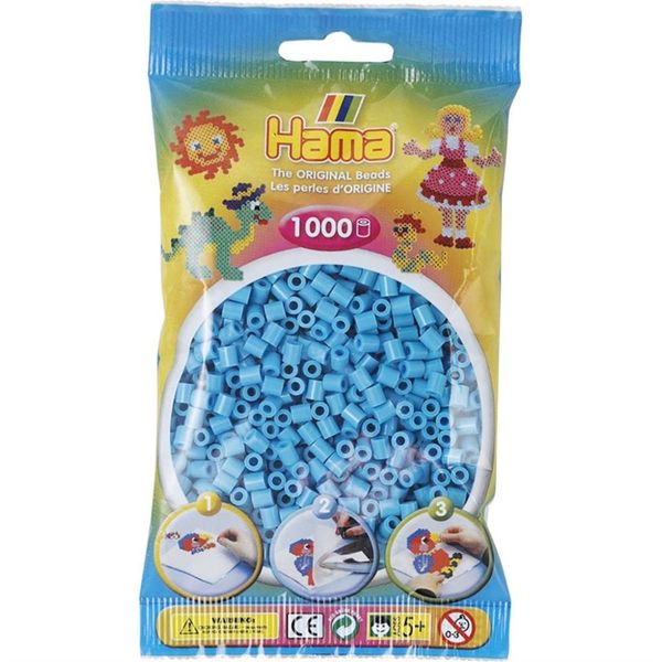Hama Midi Beads 1000 pcs Azure 207-49