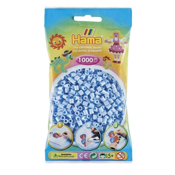 Hama Midi Beads 1000 pcs Pastel Ice Blue 207-97