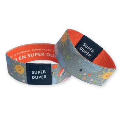 Elastisk armbånd Super duper venn - Happystar