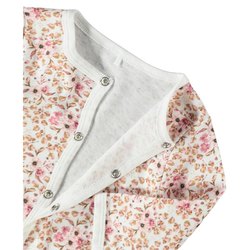 NBFNIGHTSUIT 2P W/F ROSE FLOWER NOOS