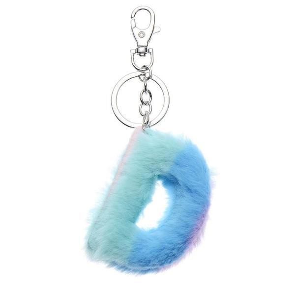 NØKKELRING PLYSJ PASTELL D