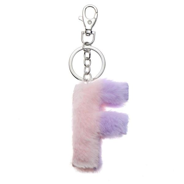 NØKKELRING PLYSJ PASTELL F