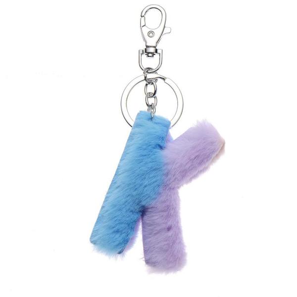 NØKKELRING PLYSJ PASTELL K 