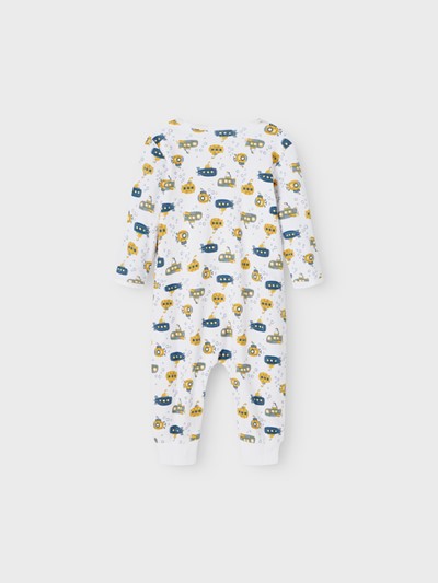 NBMNIGHTSUIT 2P ZIP LEGION BLUE (UTEN FOT)