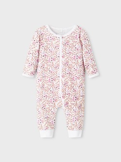 NBFNIGHTSUIT 2P ZIP ROSE FLOWER 