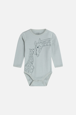 Hust & Claire Bo Body med giraff, ull 3901 Green Foam - Salg