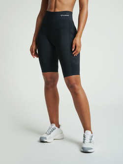 Hummel Clea Seamless Cycling Shorts Black Melange - Hummel