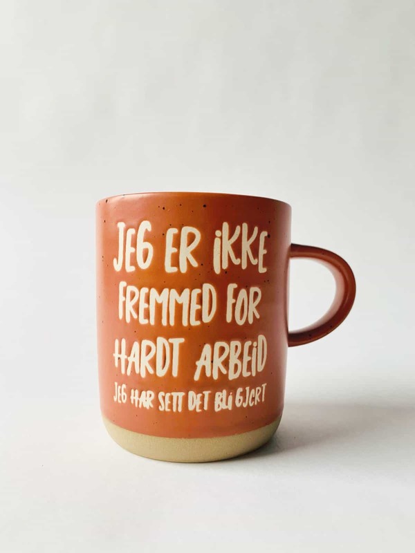 Krus H9.5cm Hardt arbeid 