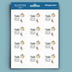 Klister 24stk Bursdag - Happystar