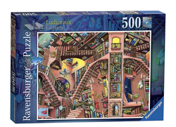 Ravensburger puslespill 500 Latterlig bibliotek 500 biter - Ravensburger