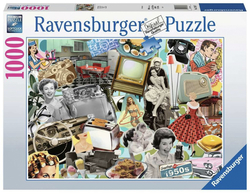Ravensburger puslespill 1000 50-tallet - lev uke 6 1000 biter - Ravensburger