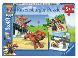 Ravensburger puslespill 4x49 Paw Patrol  3x49 - Ravensburger