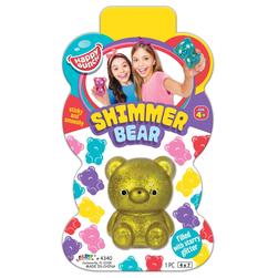 Ja-Ru Happy Bunch Shimmer Bear Stress Leketøy gull - Småvarer