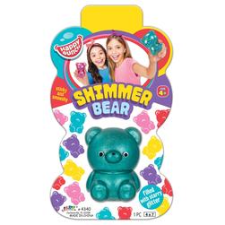 Ja-Ru Happy Bunch Shimmer Bear Stress Leketøy Grønn/Turkis - Småvarer