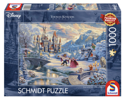 Schmidt puslespill 1000 Beauty and the Beast’s Winter Enchantment 1000 biter - Schmidt