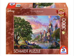 Schmidt puslespill 3000 Disney Belles Magical World 3000 biter - Schmidt