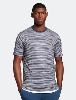 Breton Stripe T shirt                                     Dark navy/Cove - Lyle & Scott