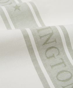 Icons Star Kitchen Towel - 50x70 White/Sage Green - Lexington