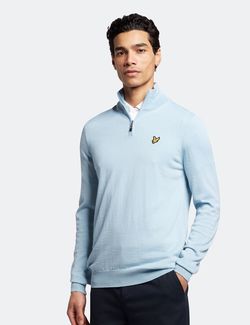 Glof Core 1/4 Zip Blue shore - Lyle & Scott