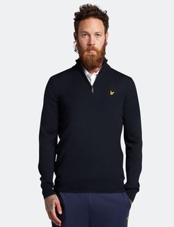 Glof Core 1/4 Zip DARK NAVY - Lyle & Scott