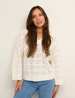 Sofia Pullover  Chalk - Kaffe Clothing