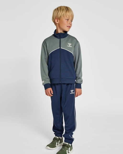 Hummel Lubago Tracksuit Grønn/marineblå - Hummel