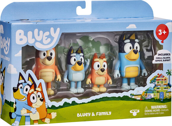 Bluey figur 4 pk