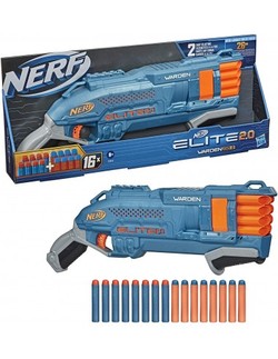 Nerf Elite 2.0 Warden DB-8 - blaster med 16 Elite 2.0 dartpiler Nerf  - nerf