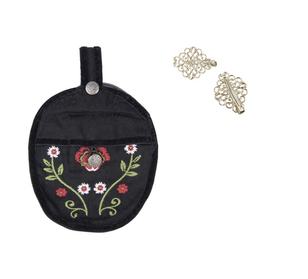 Veske festdrakt med tilbehør