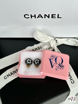 Chanel Camélia Earrings  Svart - Chanel