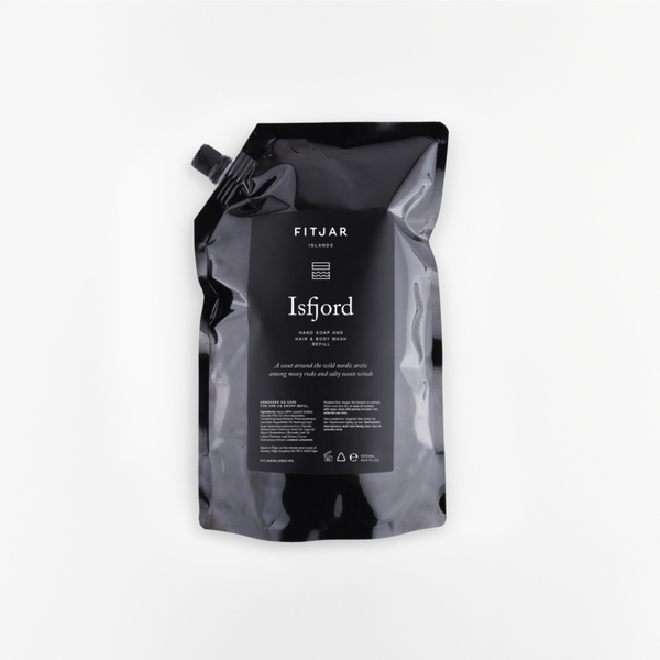 Isfjord Håndsåpe og Såpe for Hår og Kropp 1L Refill